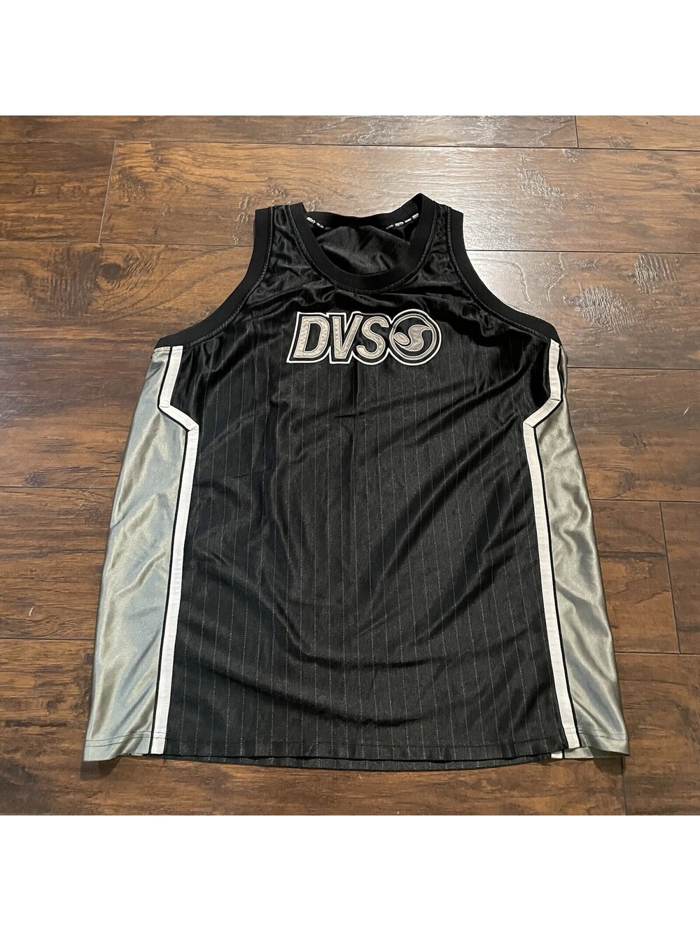 DVS Skate Jersey Men’s 2XL Tank skateboard basketball black sewn VTG